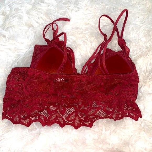 Cosabella Evereve lace plunge bralette burgundy 32A 32B 32C - Picture 3 of 7